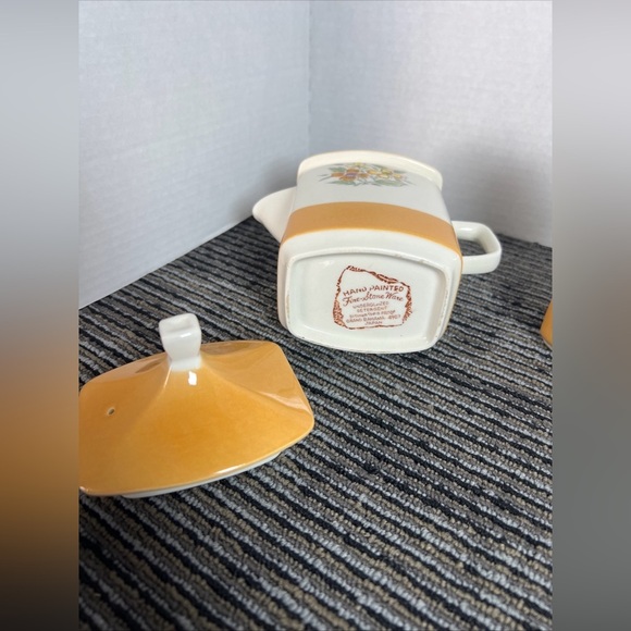 Vintage Hand Painted Fire-Stone Ware Underglazed Grand Bahama Japan 4907 - Picture 14 of 15